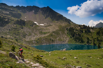 Fototapeta na wymiar Stellune Lake, Lagorai Mountain Range. Trentino Alto Adige. Ital