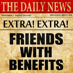 friends with benefits, newspaper article text