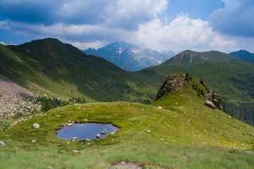 Lagorai Mountain. Trentino Alto Adige. Italy, Forcella Valsorda