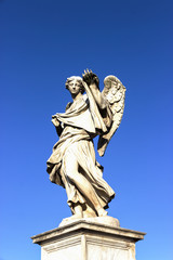 Obraz premium Angel statue, Castel Sant'Angelo, Rome, Italy
