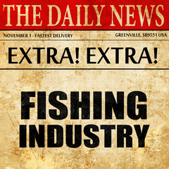 fishing industry, newspaper article text