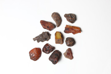 The raw amber