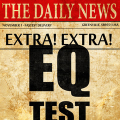 eq test, newspaper article text