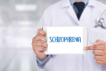 SCHIZOPHRENIA and psychotic woman with schizophrenia during trea