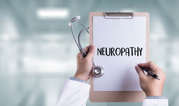 NEUROPATHY  Medical  Doctor concept , Neuropathy Wording in Anam