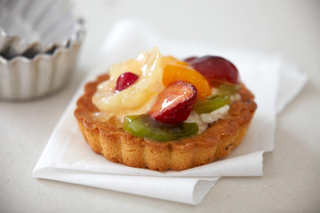 freshly baked cake