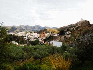 Fototapeta na wymiar The small rural village of Lubrin in the Andalusian region of Spain.