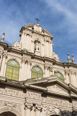 Fototapeta na wymiar Cathedral in San Salvador de Jujuy, Argentina.