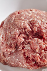 ground organic, grass-fed beef, called 