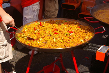 Paella at the Street Fair