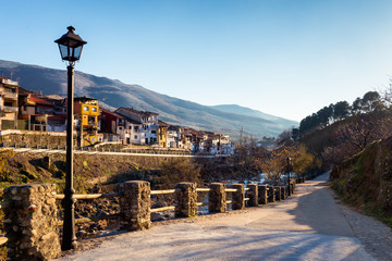 Old town of Cabezuela del Valle, Extremadura, Spain.