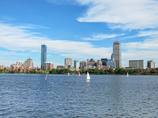 Fototapeta premium Panoramic view of Boston, MA
