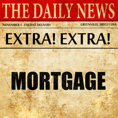 mortgage, newspaper article text