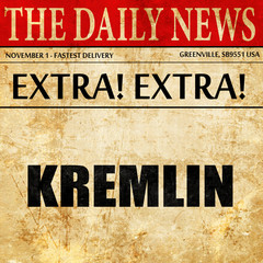 Kremlin, newspaper article text