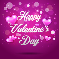 Valentines day background with Heart