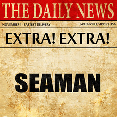 seaman, newspaper article text