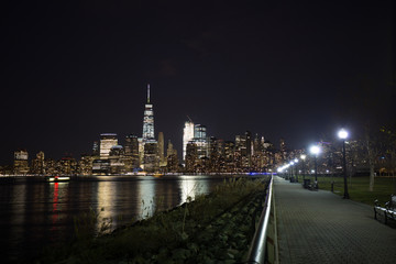 Obraz premium Liberty State Park Overlooking NYC Skyline