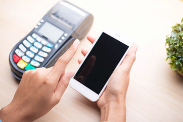 mobile payment ,online shopping concept