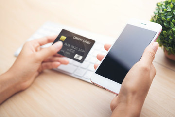 mobile payment ,online shopping concept