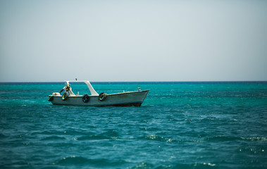 boat in Red Sea Egypt