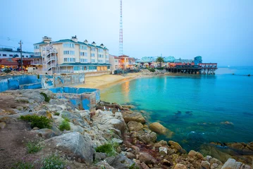 Fotobehang Beach & Building on Cannery Row in Monterey, California, USA © Lynn Yeh