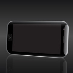 Smart phone realistic vector illustration.