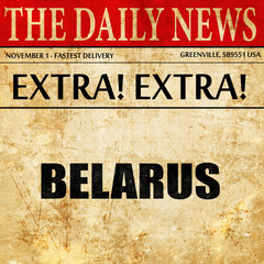 Greetings from belarus, newspaper article text