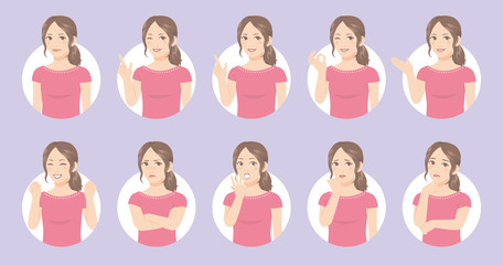 女性の表情　まとめ