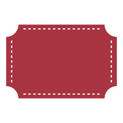 Ticket_Online icon - Flat design, glyph style icon - Colored