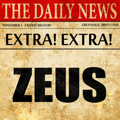 zeus, newspaper article text