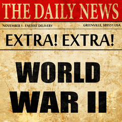 World war 2 background, newspaper article text