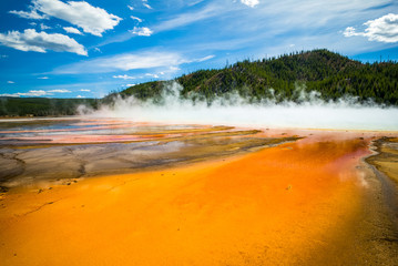 Grand Prismatic Spring.  Yellowstone National Park, Wyoming.