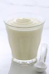 plain french style yogurt