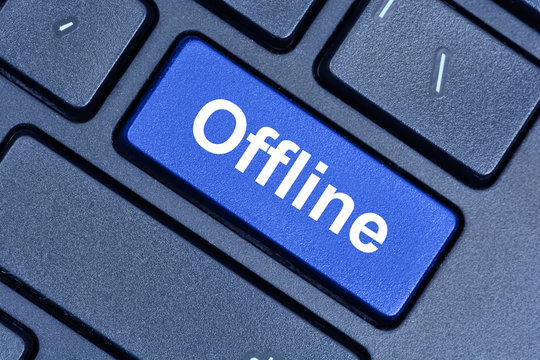 Offline word on computer keyboard