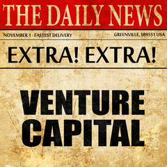 venture capital, newspaper article text