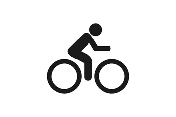 Fotobehang bike  icon   on white background © meen_na