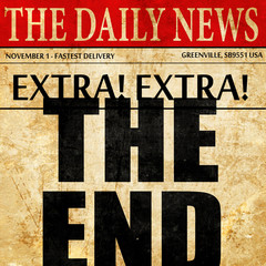 the end, newspaper article text