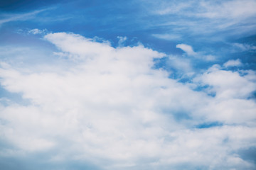 Blue sky background