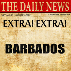 barbados, newspaper article text