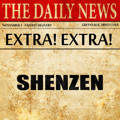 shenzen, newspaper article text