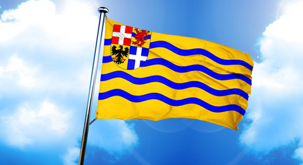 Salland flag, 3D rendering