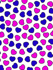Heart backgrounds for Saint Valentines holiday, greeting design