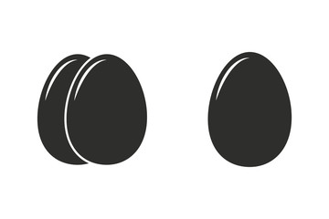 Egg - vector icon.