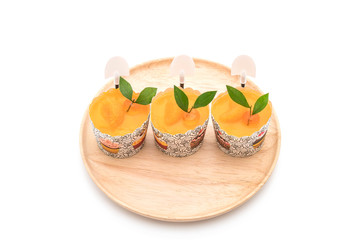 orange cup cake