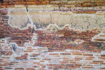 Background of old vintage brick wall
