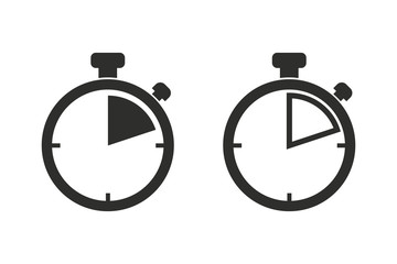 Stopwatch - vector icon.