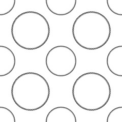 Seamless geometric texture. Black isolated on white. Each element is composed of many parts.