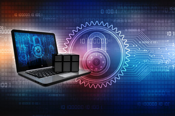 Computer Network,3d rendering