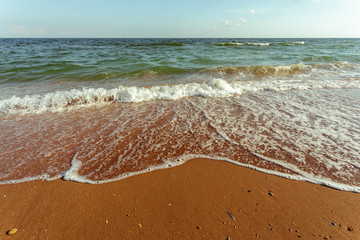 small waves of the sea