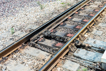 Naklejka premium railroad for transport